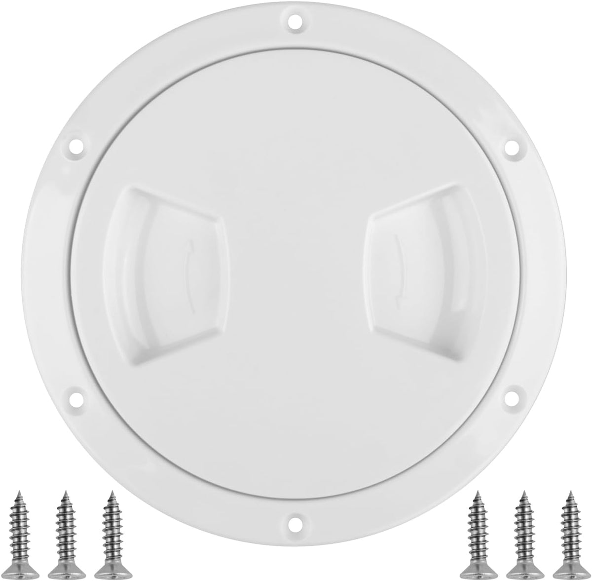 5inch Boat Hatch, Round Non Slip Deck Plate Hatch for Boats