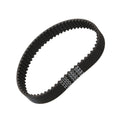 Heyiarbeit 5M330 Rubber Timing Belt 5mm Pitch 15mm Width Arc Toothed Belt Synchronous Closed Loop Industrial Timing Belt for 3D Printers Black Tone