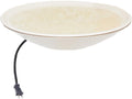 Allied Precision Industries API 600 20-Inch Diameter Heated Bird Bath Bowl (no stand), Light stone color