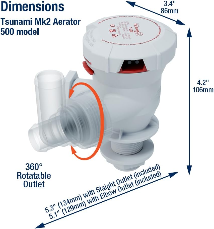 Attwood Tsunami MK2 Aerator Pump