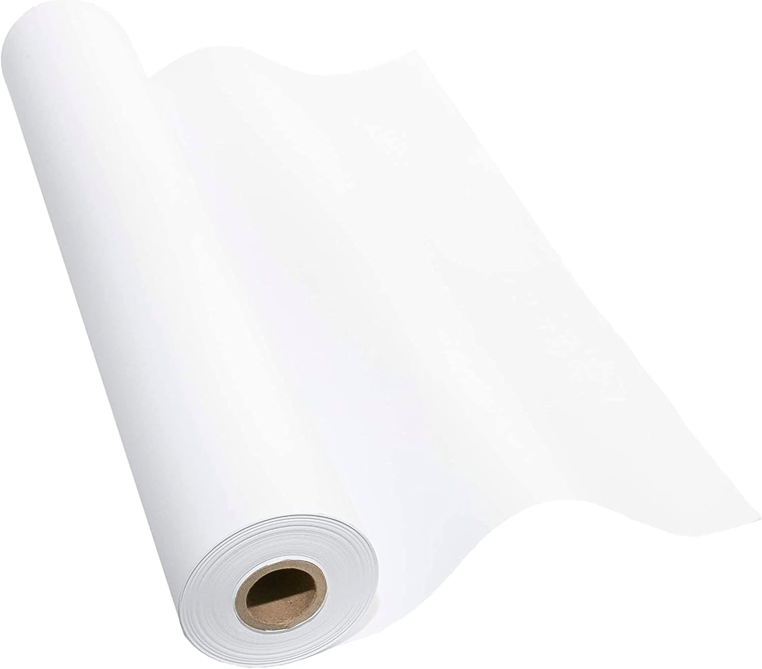 Disposable Medical Exam Table Paper Standard Crepe White with Smooth Finish Moisture Resistant 21" x 225' Premium