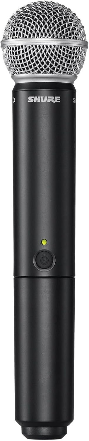 BLX24/SM58 Wireless Vocal Microphone System - H10 Band | 14-hour battery and 300 ft UHF range with SM58 handheld