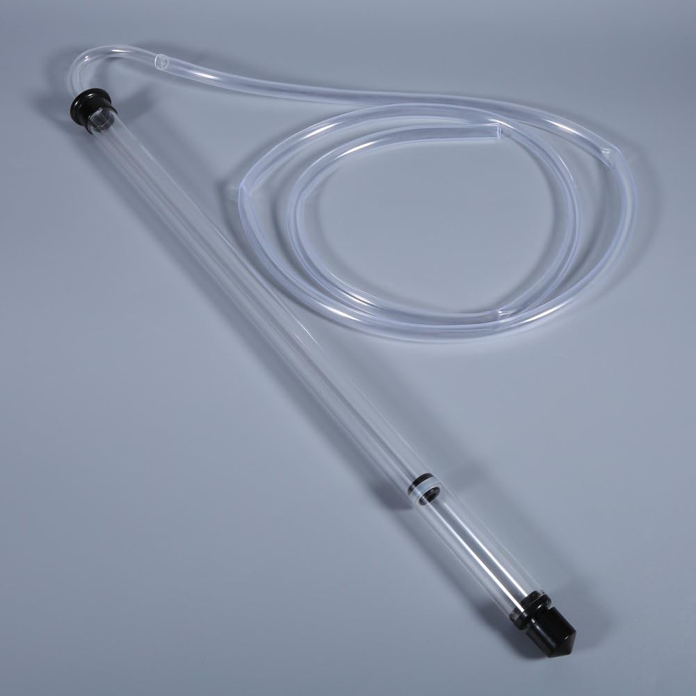 Mini Auto Siphon, Clear Siphon Racking Cane, Easy Transfer and Boling Tool for Home and Winemaking