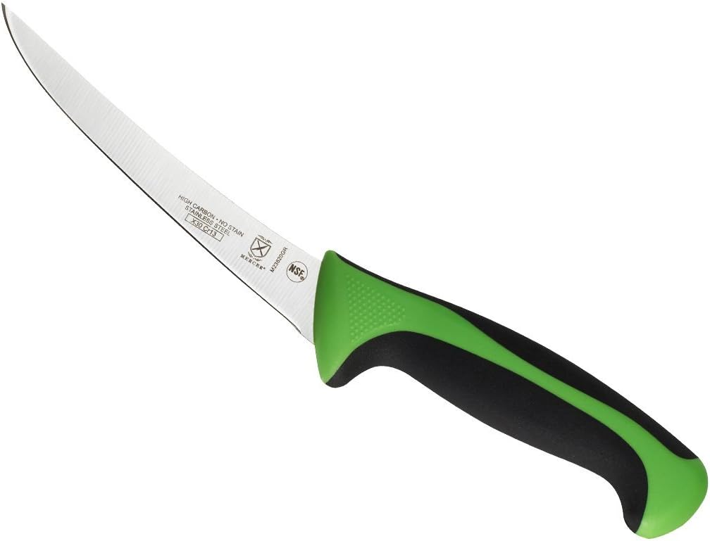 Millennia Colors 6-Inch Curved Boning Knife, Green