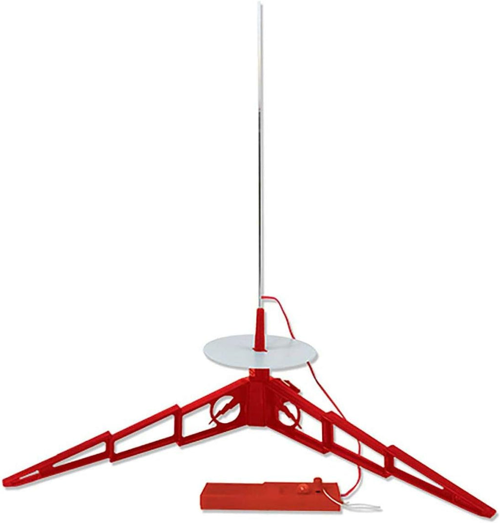 Wizard Flying Model Rocket Bulk Pack (12-Pack) and Estes Launch Pad and Porta-Pad Controller II, Red