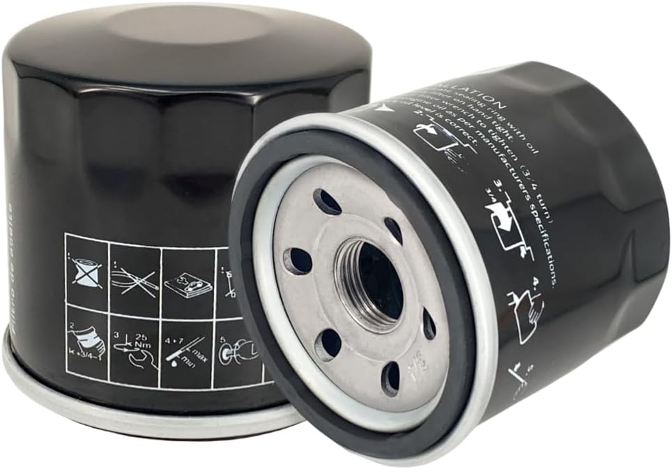 126-5234 Oil Filter Compatible with To-or SS3216 SS4200 SS4225 SS5000 V-Twin Engine Timecutter Replacement for 120-4276 136-7848 127-9222 (2 Pack)