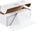 54 Inch X 300 Feet Plastic Table Cloths with Cutter Box, White Disposable Table Cover Roll, Plastic Tablecloth for