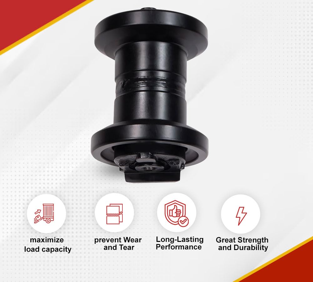 Mytee Products Forged Excavator Track Bottom Roller for RD118-21700, RD148-21700, Compatible with Kubota Mini Excavator Models: KX 121-3, KX 121-3S, KX 121-3ST, Kubota KX 040-4, KX121, KX121-3