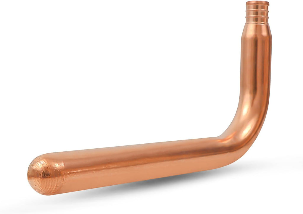 Supply Giant QTP-34M8 PEX Copper Stub Out Elbow, 3/4", Brass