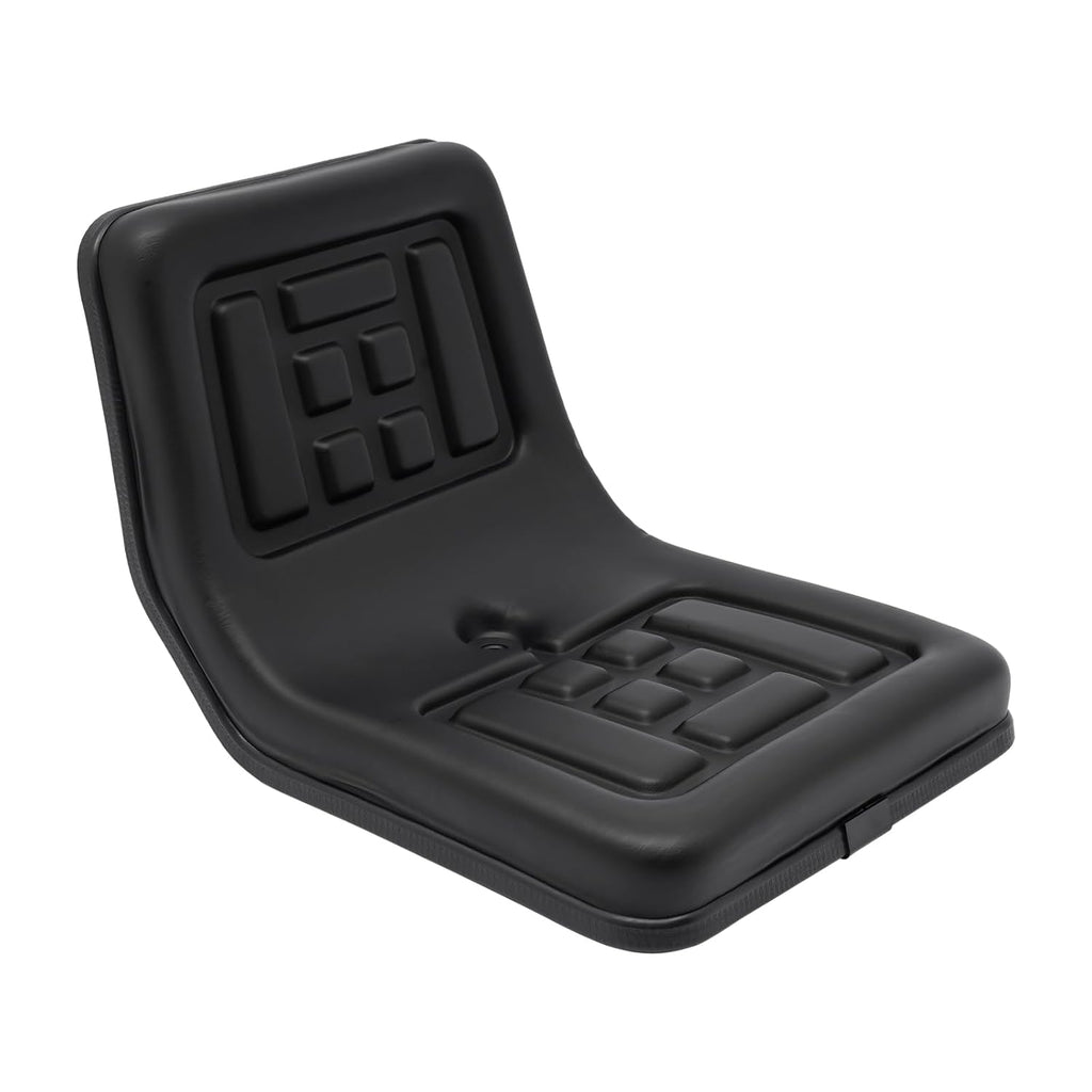 Universal Lawn Tractor Seat Replacement, Compact High Back Mower Seat, Lawn Mower Seat with Micro Switch and Drainage