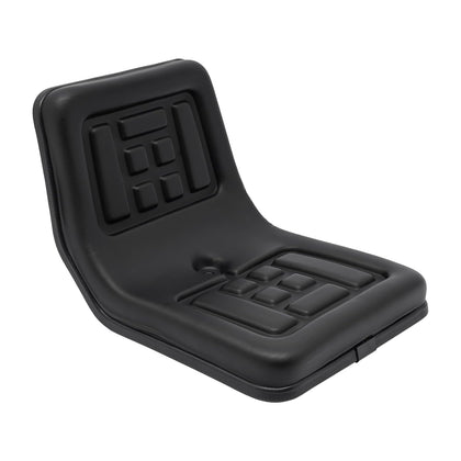 Universal Lawn Tractor Seat Replacement, Compact High Back Mower Seat, Lawn Mower Seat with Micro Switch and Drainage