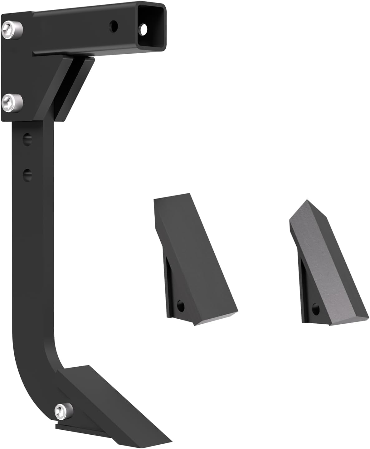 Tractor Subsoiler Ripper, Adjustable 18" 3 Point Hitch Trencher with 2" Receiver, 2 Teeth for Soil Breaking & Garden