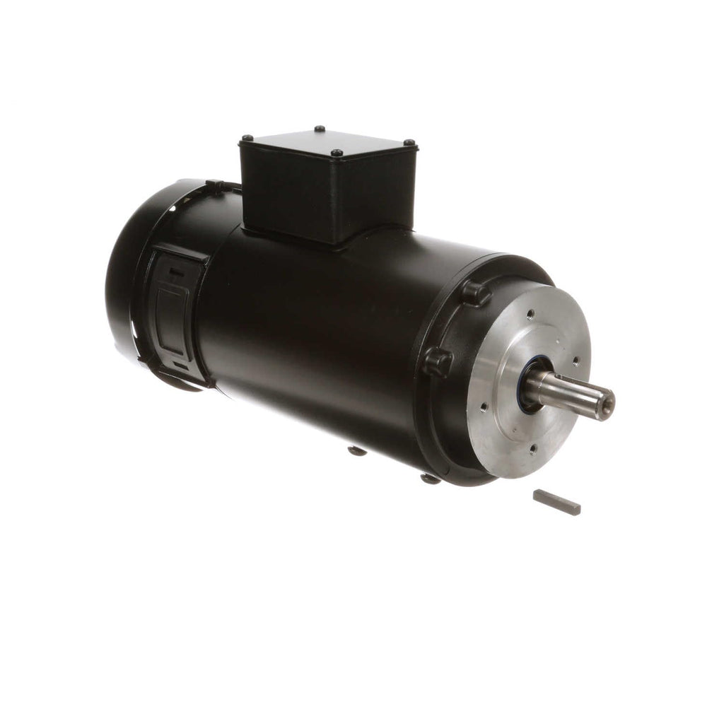 Leeson 108373.00 SCR Rated DC Motor, 80D Frame, Special Mounting, 1 1/2HP, 3000 RPM, 180V Voltage