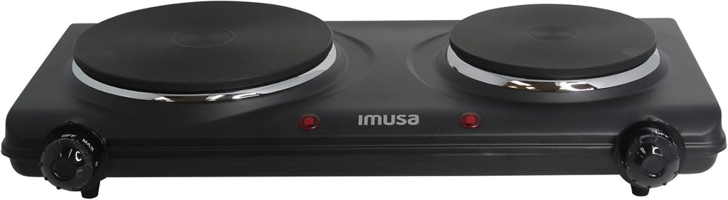 Double Electric Hot Plate, Black