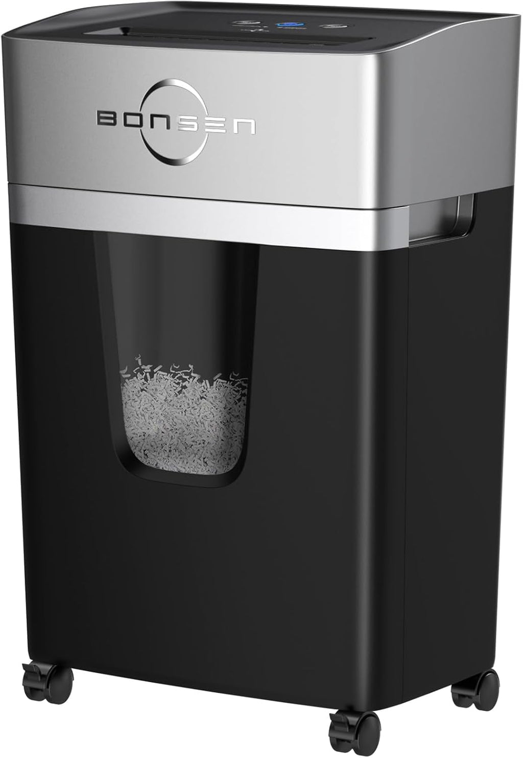 12-Sheet Cross Cut Paper Shredder for Home Office Use | 40-Min Running Time, 55 dB Ultra-Quiet with Anti-Jam