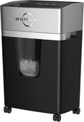 12-Sheet Cross Cut Paper Shredder for Home Office Use | 40-Min Running Time, 55 dB Ultra-Quiet with Anti-Jam