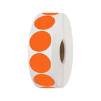 Pack of 2000 Round Color Coding Circle Dots Stickers Labels (1", Orange)