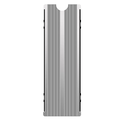 SGTKJSJS M.2 Heatsink Cooler 2280 SSD Double-Sided Heat Sink with Thermal Silicone pad for PS5/PC PCIE NVME M2 SSD (Silver)