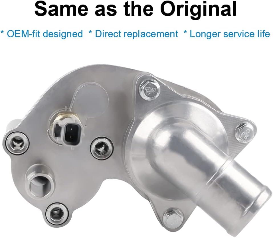 2L2Z8592BA Aluminum Thermostat Housing Compatible with 2002-2010 Explorer