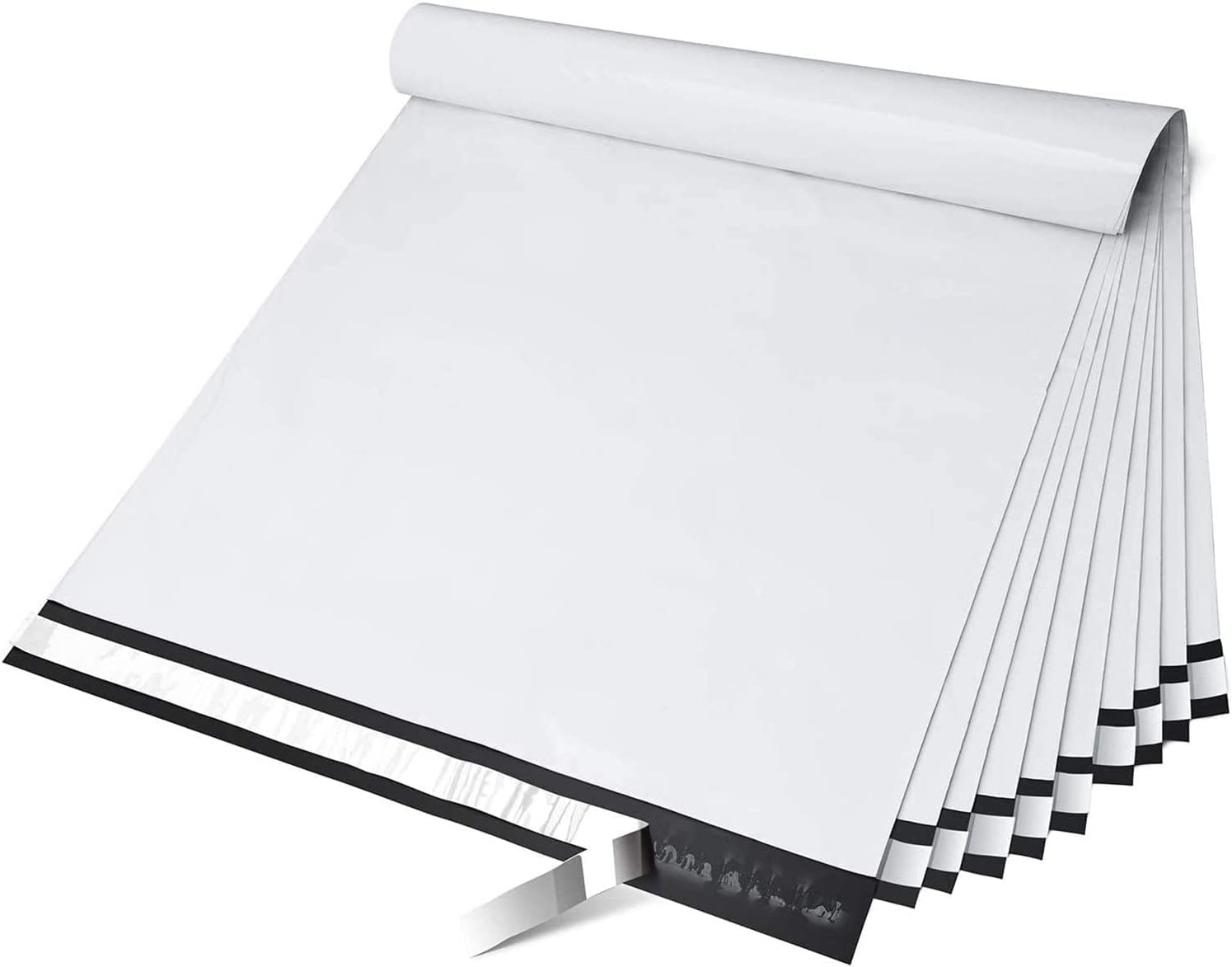 Large Poly Mailers 24x24'' 100Pcs, Waterproof Shipping Bags White | Strong Adhesive Shipping Envelopes for Clothing