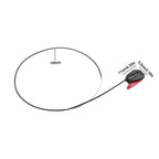 Lawn Mower Throttle Cable Control Handle Kit with Switch Lever Push