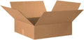 Shipping Boxes Flat 20"L x 20"W x 6"H 15-Pack - Corrugated Cardboard Box for Moving, Mailing, Packing, Packaging and