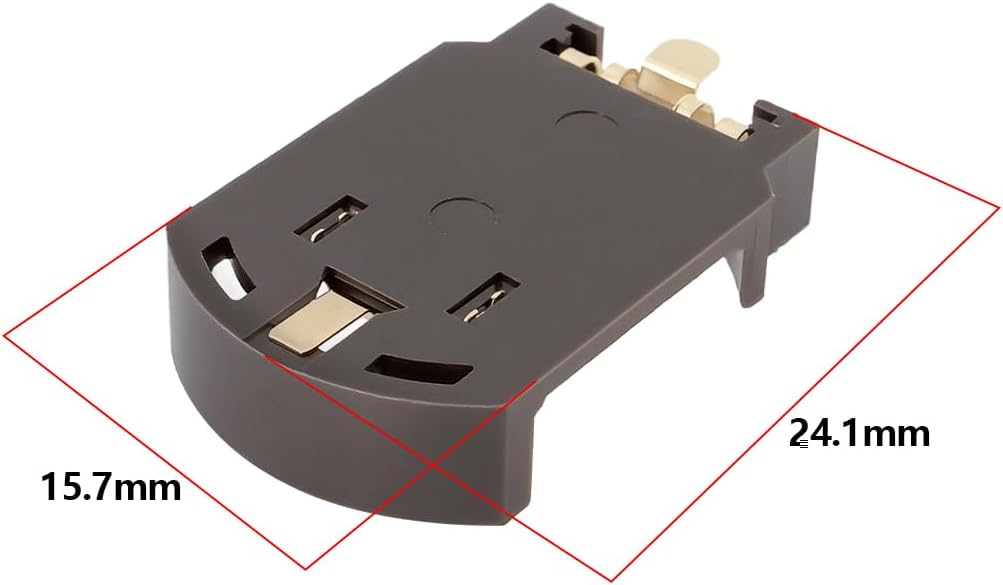 5pcs Button Cell Holder Battery Holder Button Battery Holder for CR2032 CR2025 3V Coin Cell Battery Socket Holder