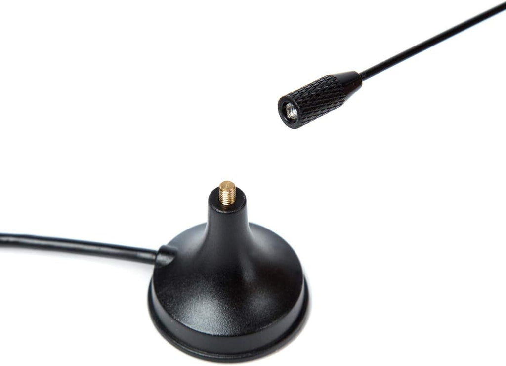 2-Pack 16.5 Inch Dual Band Ham Radio Antenna VHF UHF 136-174MHz 400-470MHz Magnetic Base SMA Female Antenna Handheld
