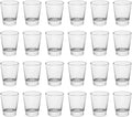 Heavy Base Shot Glasses, 1.5 oz Sets of Clear Shot Glass (24 Pack), Measuring Cup for Espresso, Liquid, and Wine