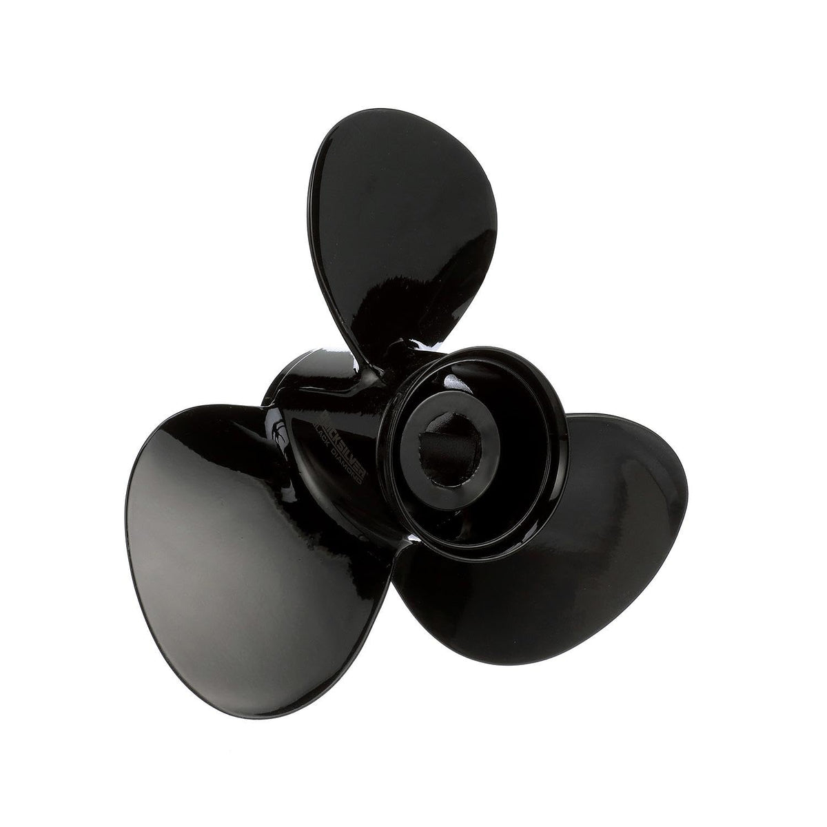 Quicksilver Black Diamond 3-Blade Aluminum Propeller, 12.7 dia x 21 pitch, Right Hand