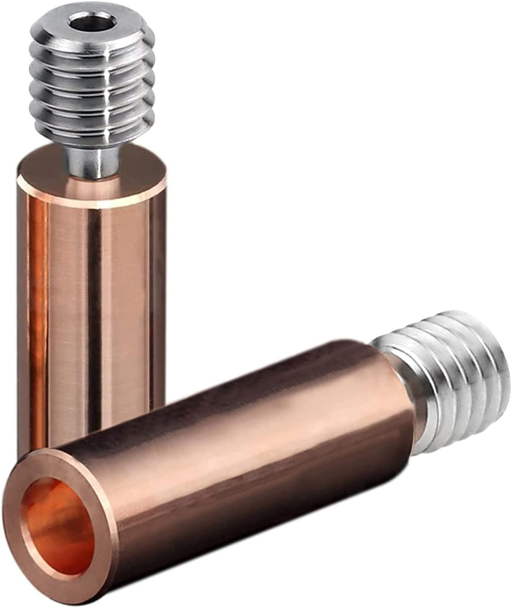 CR10 Bimetal Heatbreak Ender3 3D Printer Copper Titanium TC4 Throat Upgrade | All Metal, High Temperature for