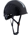Hard Hats Construction Safety Helmet ANSI Z89.1 Approved OSHA Hardhat, LOHASPRO Vented Men Worker Black Hard Hat with