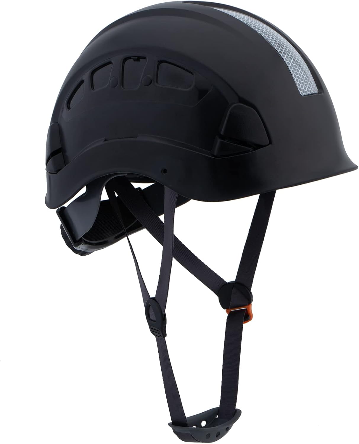 Hard Hats Construction Safety Helmet ANSI Z89.1 Approved OSHA Hardhat, LOHASPRO Vented Men Worker Black Hard Hat with