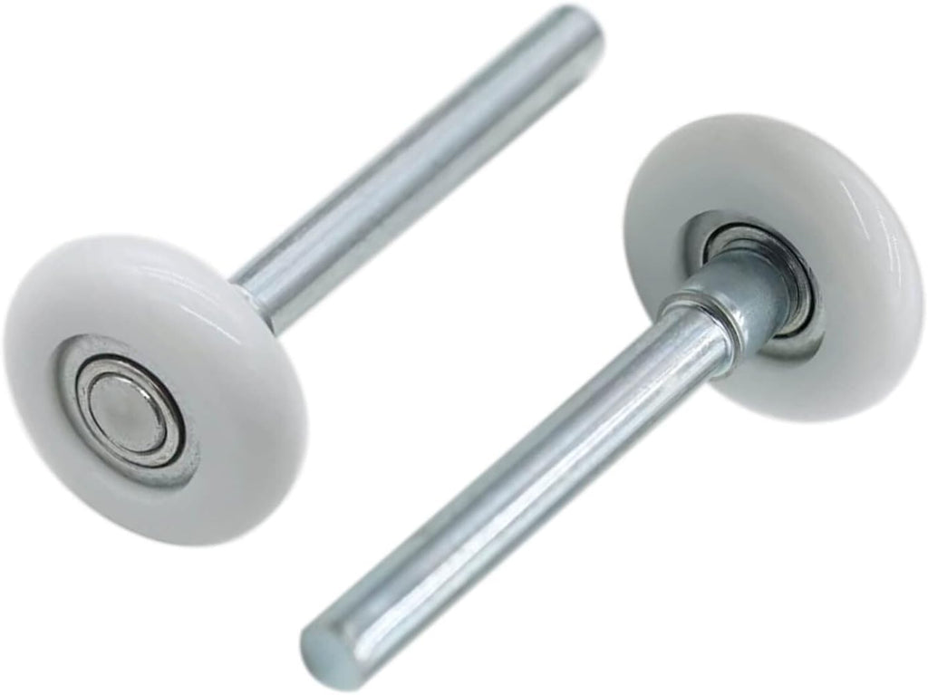 2 Packs 1.8" Nylon Garage Door Roller 4" Stem, Quiet Garage Door Wheels for Garage Door Track Replacement, Long