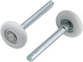 2 Packs 1.8" Nylon Garage Door Roller 4" Stem, Quiet Garage Door Wheels for Garage Door Track Replacement, Long