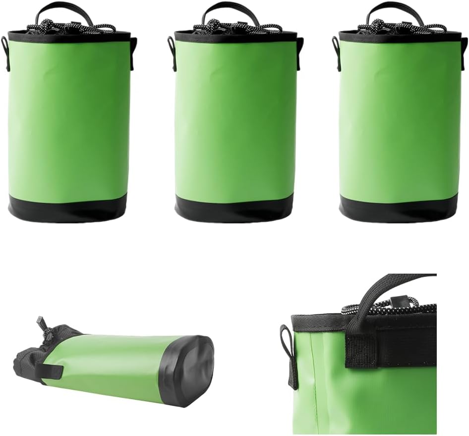 Climbing Rope Bag Tools Pouch 5L Large Capacity for Climbing (Green)