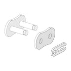uxcell 6Pcs #50 Chain Master Connector Link Roller, 5/8" Pitch Carbon Steel, Standard Connecting Split Links for 10A Chain