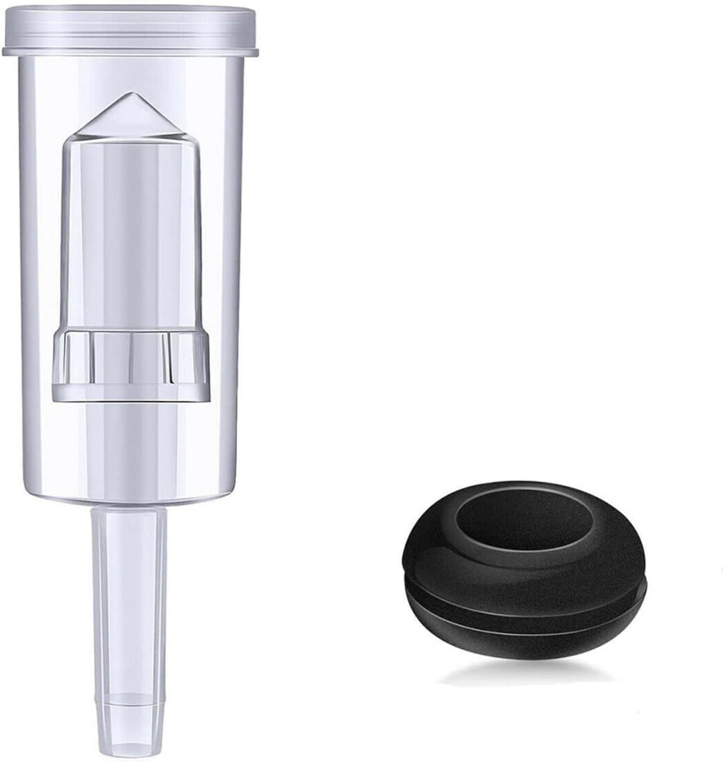 3-pcs Airlock Set with Grommet Brewing | Wine Making and Fermentation, PP Plastic with Silicone Seal, 1/2 in Lid Hole