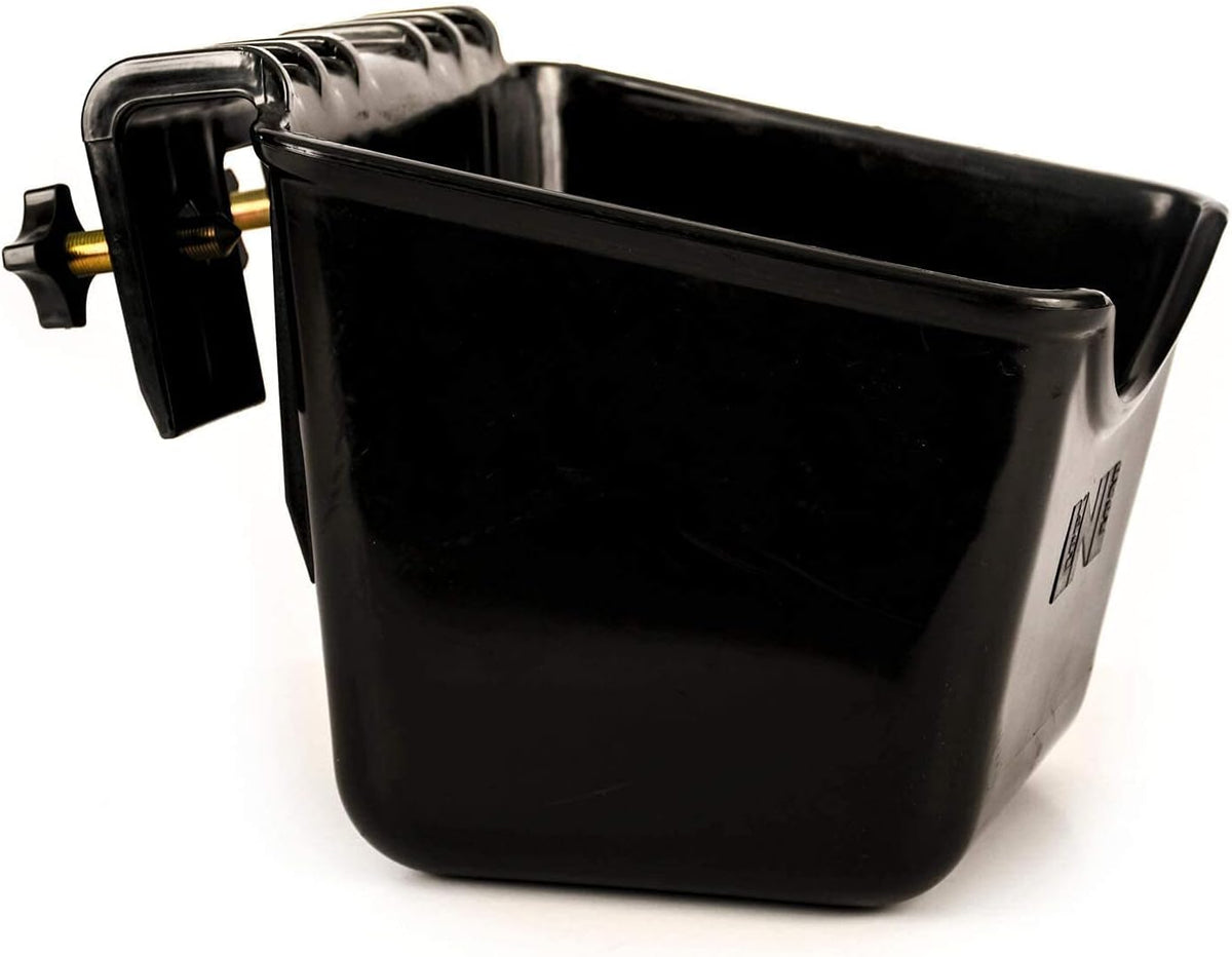Livestock & Pet Feeds Mountable Heavy Duty Feed Bucket 14''x11''x11'' with Hardware Material Polyethylene Hold up to