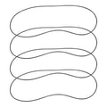4 Pack Silicone Lid Lock Strap for Pots, Steam Retention