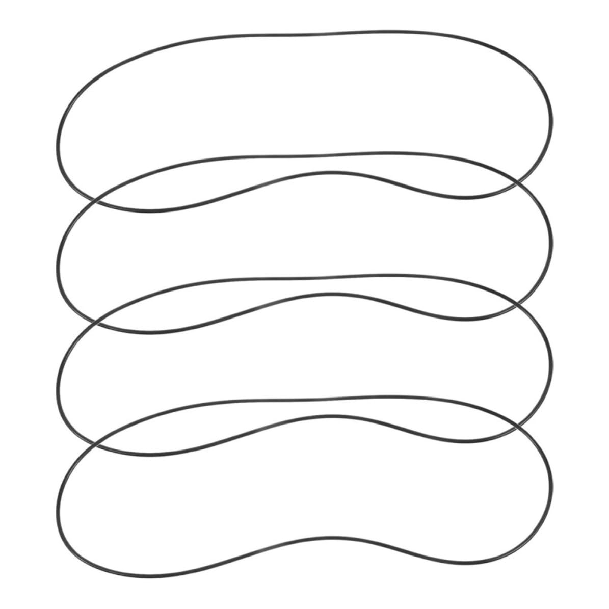 4 Pack Silicone Lid Lock Strap for Pots, Steam Retention