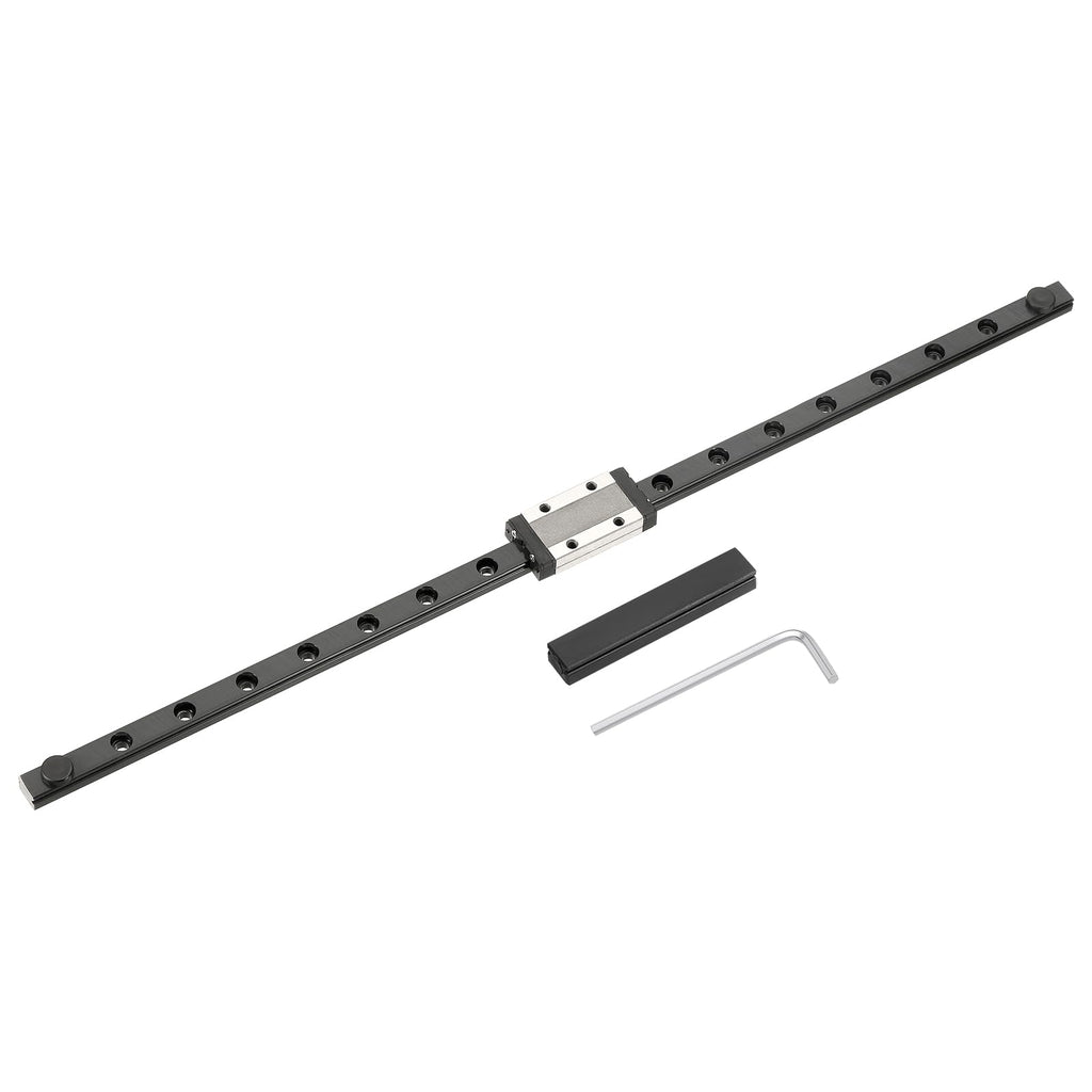 uxcell 1Pcs MGN9 350mm Linear Sliding Rail Guide with MGN9H Sliding Block