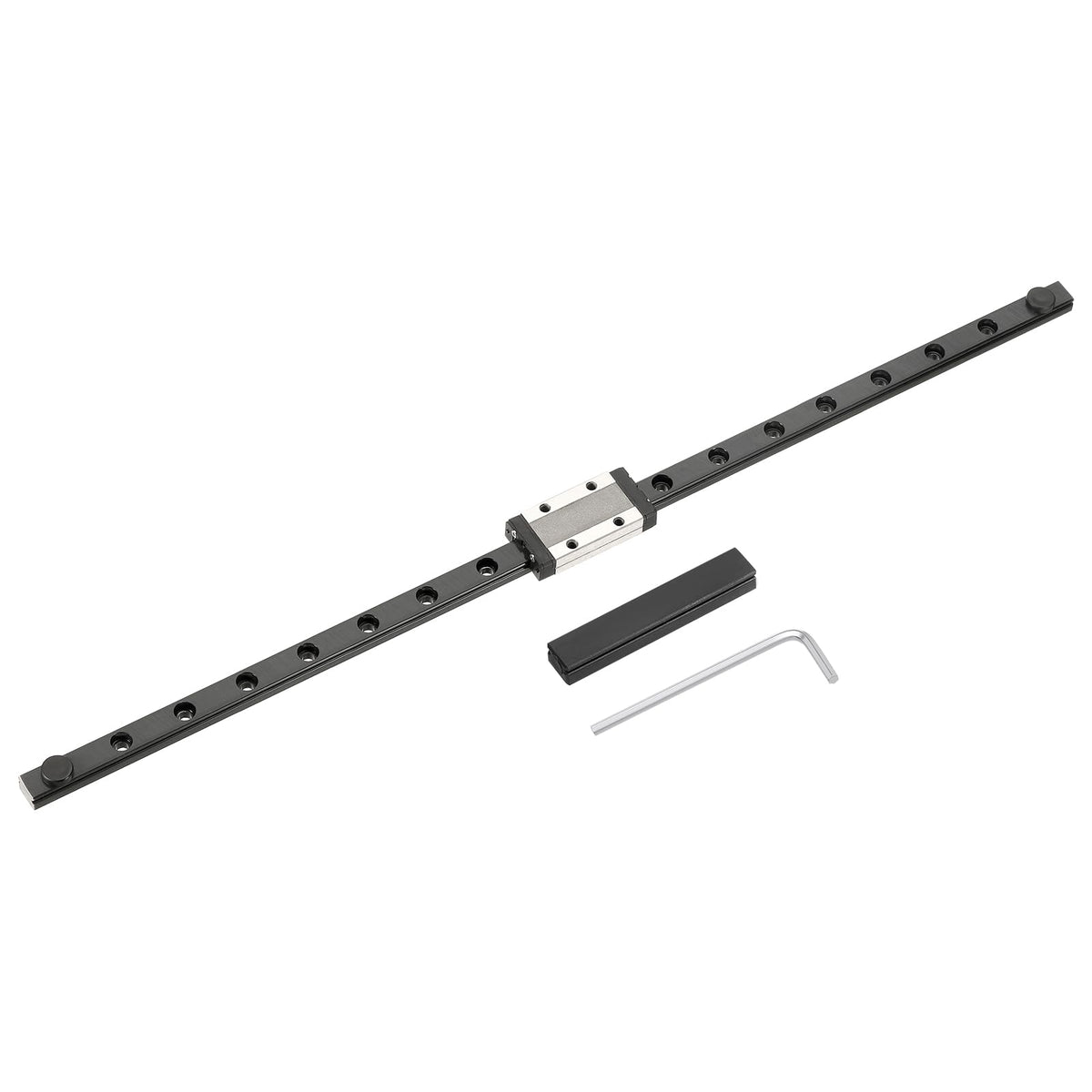 uxcell 1Pcs MGN9 350mm Linear Sliding Rail Guide with MGN9H Sliding Block