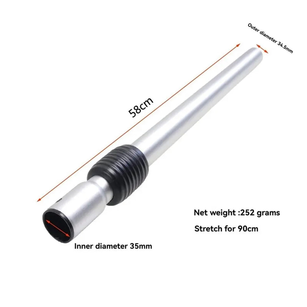 PPVWEY Telescopic Vacuum Cleaner Tube，Compatible for Festool，CT15 E-Set