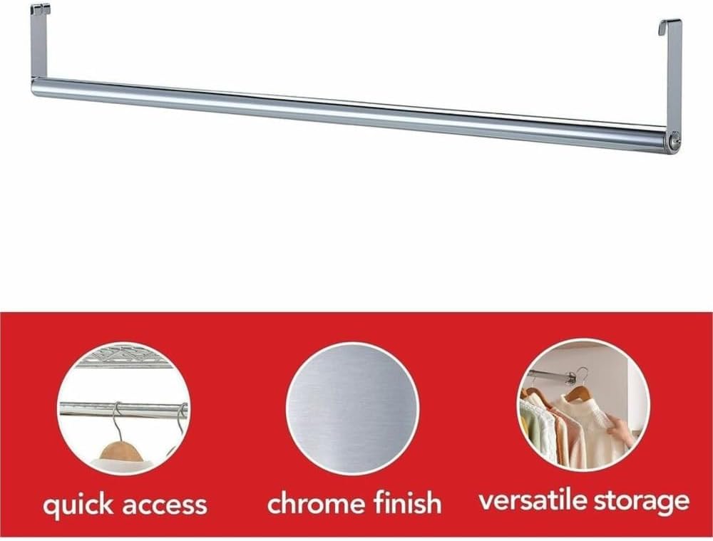 LLR69876 Wire Shelving Garment Hanger Bar