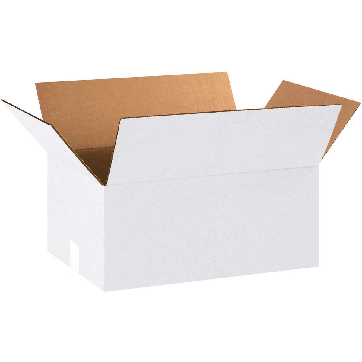 B18128W Corrugated Boxes, 18" x 12" x 8", White (Pack of 25)