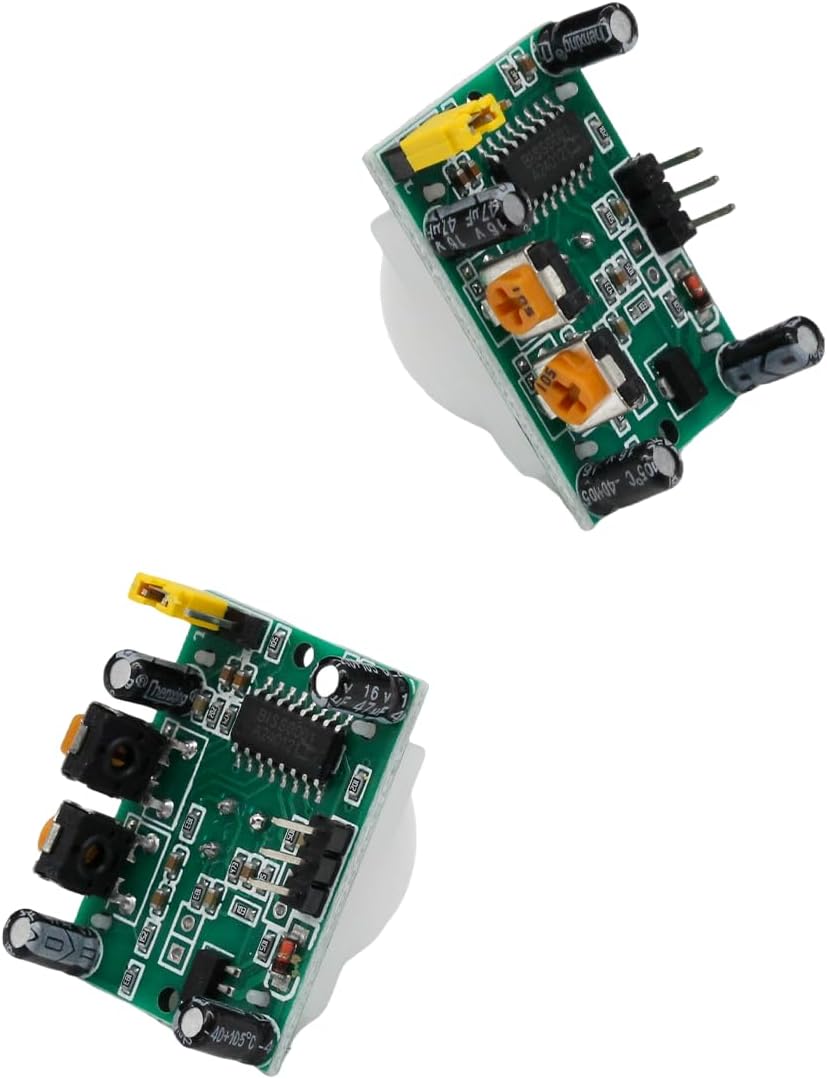 6pcs HC-SR501 High Sensitivity Human Infrared Sensing Module Pyroelectric Infrared Sensor Compatible with Raspberry Pi