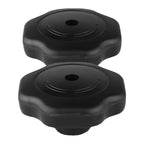 2 Pcs Pressure Cooker Lid Knobs, Black Plastic Replacement Parts