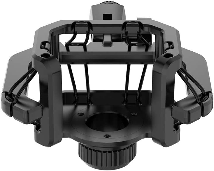 Universal Microphone Shock Mount, Anti Vibration Shock Mount with Filter Screen for Microphones Diameter 21-62mm