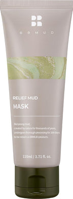 Relief Mud Mask - Face & Body Exfoliator Korean Clay Mask 3.71 fl oz